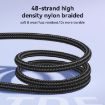 JOYROOM S-A42 Fast Charging Data Cable, USB to Type-C, 1.2m - Black - 4