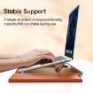 Multifunctional Laptop PU Magnetic Stand Split Liner Bag, 15 inch, Dark Green - 5
