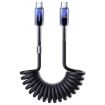 JOYROOM S-A43 60W USB-C to USB-C Coiled Fast Charging Data Cable - 1