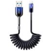 JOYROOM S-A43 3A USB to 8 Pin Coiled Fast Charging Data Cable - 1