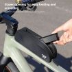 WEST BIKING Bicycle Front Beam Bag - Orange - 7