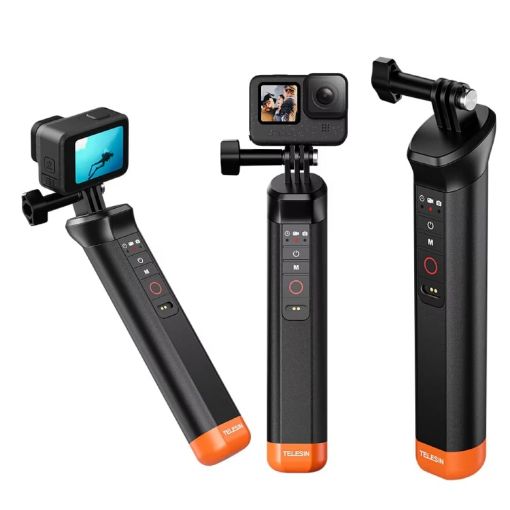 TELESIN Bluetooth Buoyancy Bar for GoPro HERO - Waterproof Depth 15m - 1
