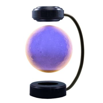 Magnetic Levitation Bluetooth Speaker Black Moon US Plug - 1
