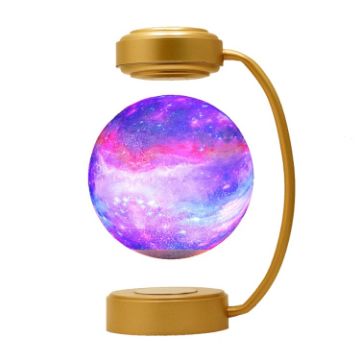 Magnetic Levitation Bluetooth Speaker Golden Star Ball - 1