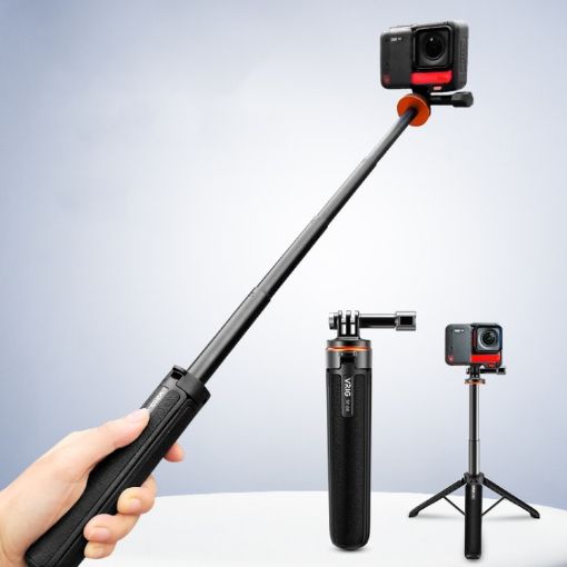 VRIG Action Camera Tripod Selfie Stick 17-51cm Extension Pole - 1