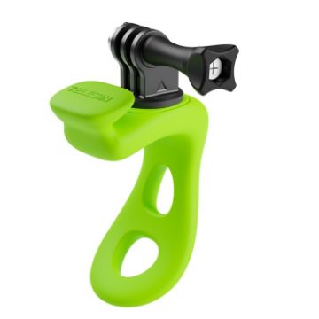 TELESIN Action Camera Mount Silicone Adjustable Mini Flexible Bracket Green - 1