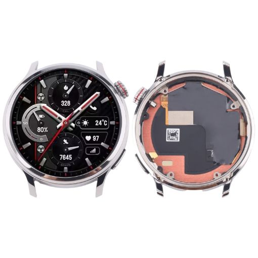 For Honor Watch 4 Pro LCD Screen Digitizer Assembly Silver - 1