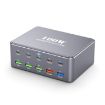 HW33 100W Type-C + USB 10-Port Desktop Fast Charger - US Plug - 1