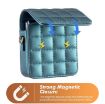 Samsung Galaxy Z Flip6 BFB04 Plaid Crossbody Fold Phone Bag Green - 4
