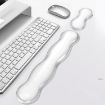 Cool Silicone Keyboard Wrist Rest Mouse Pad - Large Green - 2