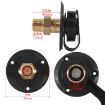 RV Brass Water Inlet Check Valve - White Yacht Accessories - 2