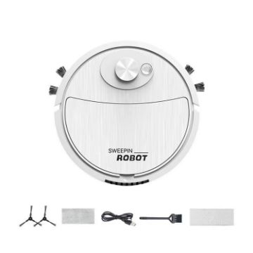 Intelligent Sweeping Robot 3 In 1 Cleaning Machine (8088 White) - 1