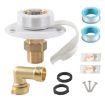 Brass Water Inlet Check Valve for Yacht RV - White - 1
