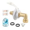 Brass Water Inlet Check Valve for Yacht RV - White - 2