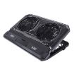 NUOXI C300 Laptop Cooling Stand - Dual-fans, RGB Light, Adjustable - 1