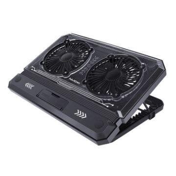 NUOXI C300 Laptop Cooling Stand - Dual-fans, RGB Light, Adjustable - 1