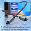 Toslink Male to Male Digital Optical Audio Cable, 3m Length - 3