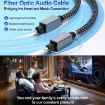 Toslink Male to Male Digital Optical Audio Cable, 3m Length - 7