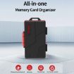 Waterproof Dust-proof Memory Card Storage Box (Black Red) - 2