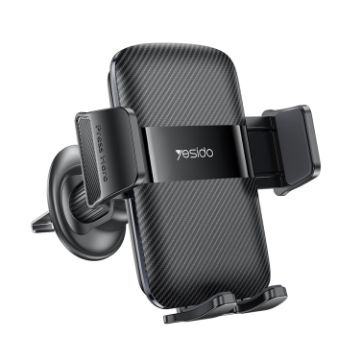 Yesido C251 Car Air Outlet Gravity Clamp Mobile Phone Holder - Black - 1
