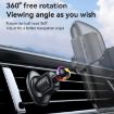 Yesido C251 Car Air Outlet Gravity Clamp Mobile Phone Holder - Black - 5