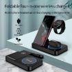 Apple Watch B18 4 in 1 Wireless Charger - Black - 2