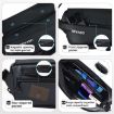 DEVASO Magnetic Crossbody Bag Handheld Organizer (Black) - 8