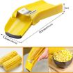 Fast Corn Cob Separator Kitchen Gadgets Knife (Yellow) - 3