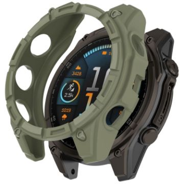 Garmin Fenix 8 AMOLED 51mm Armor Hollow TPU Half Coverage Watch Protective Case - 1