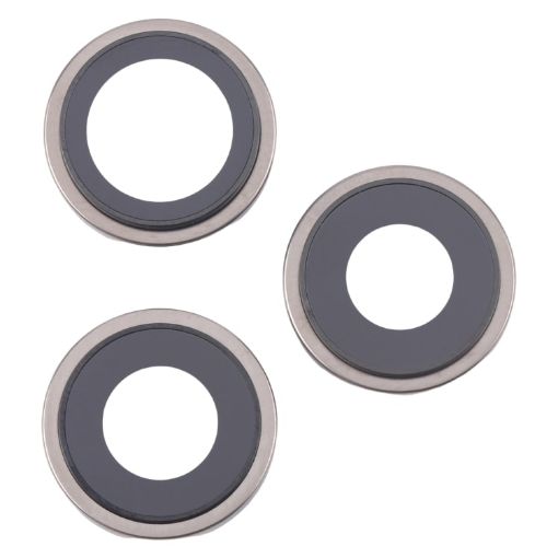 iPhone 16 Pro Camera Lens Cover Set - Titanium Color - 1