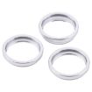 iPhone 16 Pro Rear Camera Glass Lens Metal Protector (Silver) - 2