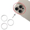 iPhone 16 Pro Rear Camera Glass Lens Metal Protector (Silver) - 4