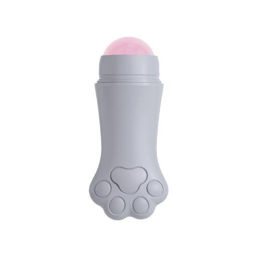 Rose Quartz Face Roller Volcanic Stone Facial Cleansing Massager - 1