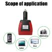 75W Car Inverter Voltage Conversion USB Port Charger, Red - 5
