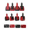 75W Car Inverter Voltage Conversion USB Port Charger, Red - 2