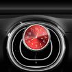 Car Digital Electronic Quartz Luminous Clock Ruby Red Clip - 1