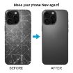 iPhone 16 Pro Max Glass Battery Back Cover with Camera Lens Cover - White - 6