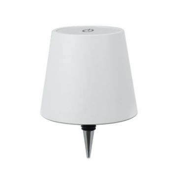 LED Rechargeable Ambient Table Lamp - White - 1