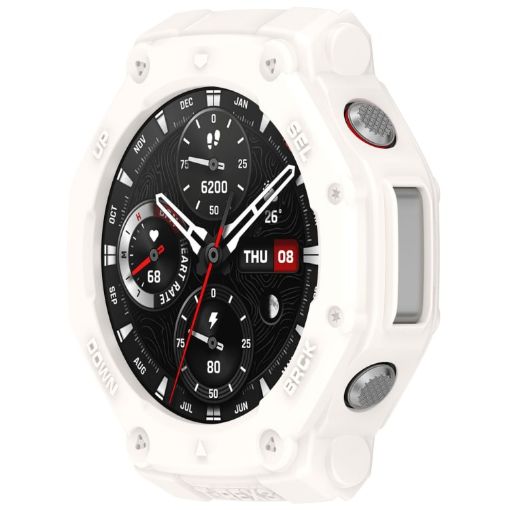 Amazfit T-Rex3 Armor TPU Half Coverage Watch Case - Ivory White - 1