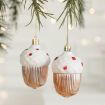 2pcs Christmas Tree Pendant Hanging Ornament - Hazelnut Style - 1
