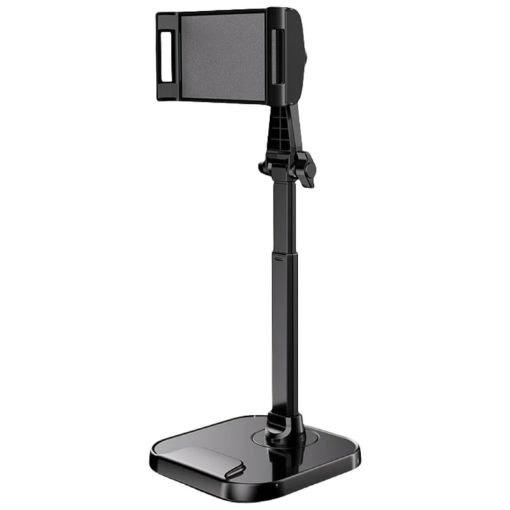 Dual-Position Rotatable Phone and Tablet Stand - Black - 1