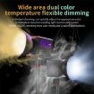 C60R 60W RGB Stage Lamp COB Fill Light with 8 Batteries - 7