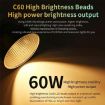 C60R 60W RGB Stage Lamp COB Fill Light US Plug - 6