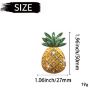 Car Air Conditioning Vent Pineapple Aromatherapy Clip with Rhinestones - 3