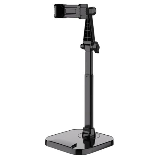 Dual-Position Rotatable Phone and Tablet Stand - Black - 1