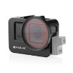 Insta360 Ace Pro/Ace PULUZ Metal Cage Adapter Frame with 52mm UV Filter - Black - 1