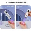 Mini UV Nail Lamp With Stand Handheld Fast Curing Lamp (Pink) - 4