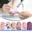 Mini UV Nail Lamp With Stand Handheld Fast Curing Lamp (Pink) - 7