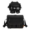 Cwatcun D142 Vintage Camera Bag Shoulder Messenger Bag - Medium Black - 1