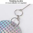 Garden Bird Repellent Hanging Laser Reflective Piece - Dual-Side Silver - 4